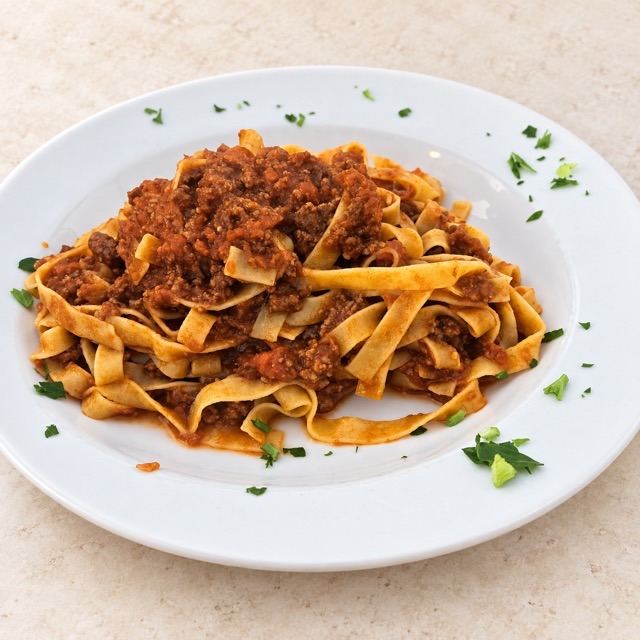 Fettuccine Bolognese